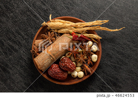 漢方　薬膳材料　 Materials of the Chinese medicine 46624553