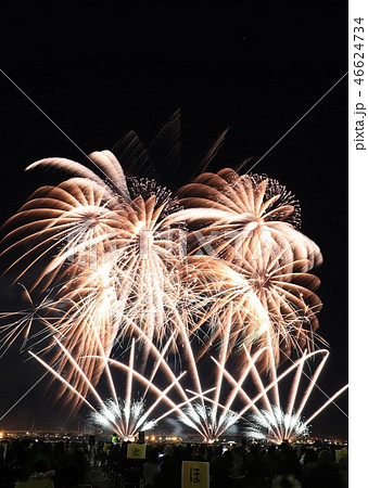 ISOGAI花火劇場(名古屋港花火大会) ワイドスターマイン ISOGAI花火劇場(名古屋港花火大会) ワイドスターマイン 46624734