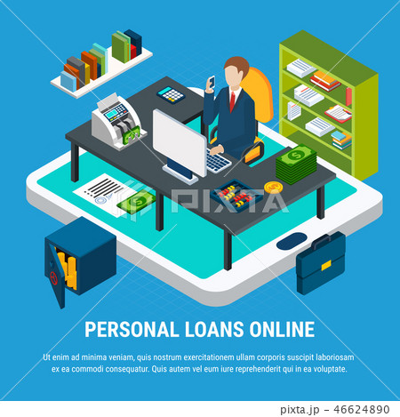 Branch Bank Online Concept 46624890