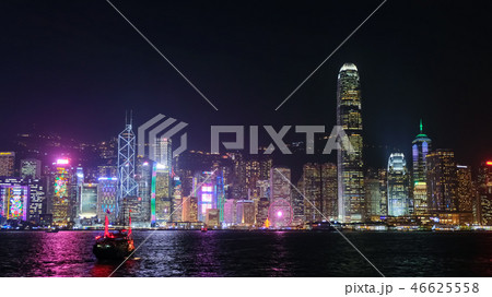 香港 ビクトリアハーバー 夜景 46625558