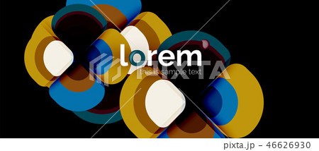 Geometric modern abstract background 46626930