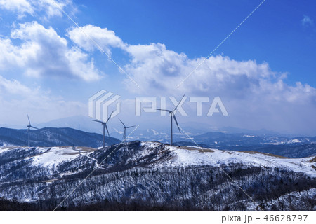 大関嶺牧場 風力発電所 タービン 46628797