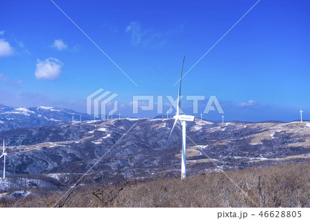 大関嶺牧場 風力発電所 タービン 46628805
