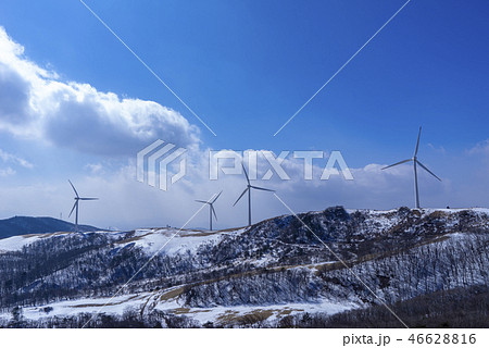 大関嶺牧場 風力発電所 タービン 46628816