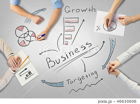 Businessteam working in collaboration Businessteam working in collaboration 46630606