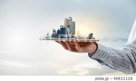 Modern city model Modern city model 46631128