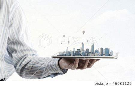 Modern city model Modern city model 46631129