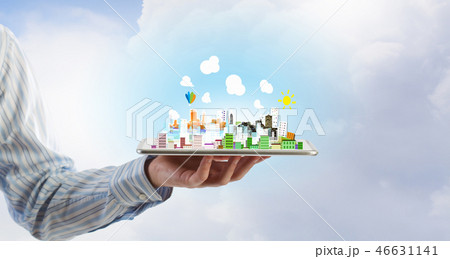 Modern city model Modern city model 46631141