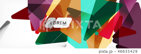 Science background. Abstract triangle pattern. Vector abstract geometric template 46635429