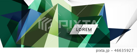 Science background. Abstract triangle pattern. Vector abstract geometric template 46635927