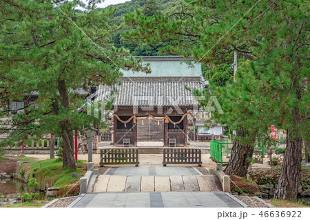 吉備津彦神社 参道風景 46636922