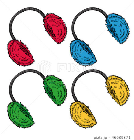 Winter clothes. Earmuffs Winter clothes. Earmuffs 46639371