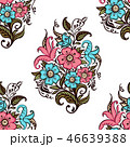 Bouquet of flowers. Seamless pattern of bouquet 46639388
