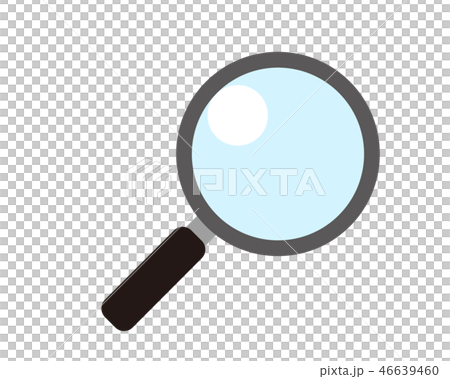 虫眼鏡 ルーペ 拡大鏡 ベクター 虫眼鏡 ルーペ 拡大鏡 ベクター 46639460