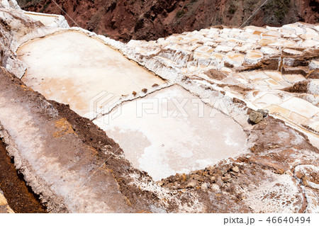 The salt flats of Maras The salt flats of Maras 46640494