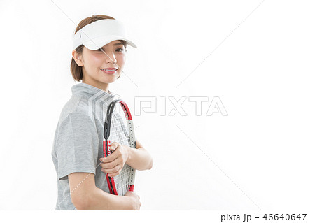 若い女性 テニス 若い女性 テニス 46640647