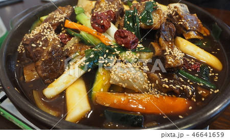 韓国料理 カルビ 牛カルビ 46641659