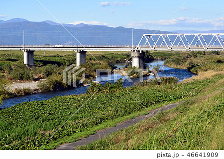 笛吹川と三都東橋 46641909