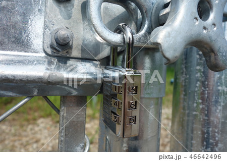 フェンスの扉 46642496