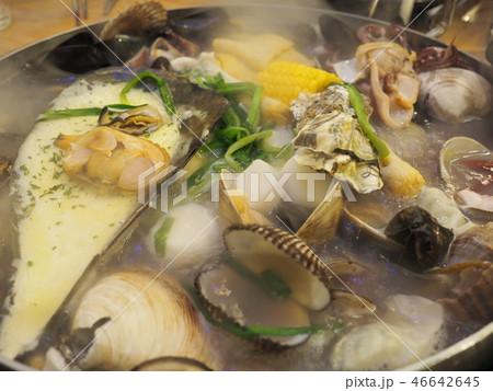 貝 蒸し 料理 46642645