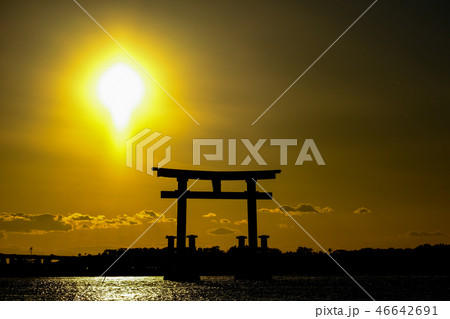 浜名湖 弁天島の夕刻 浜名湖 弁天島の夕刻 46642691