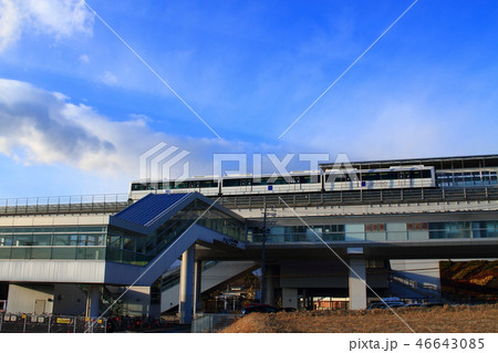 リニモ　長久手古戦場駅前の風景 46643085