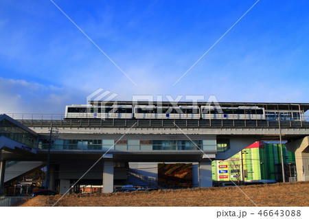 リニモ　長久手古戦場駅前の風景 46643088
