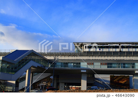 リニモ　長久手古戦場駅前の風景 46643090