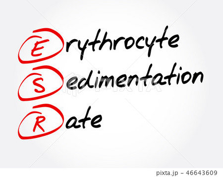 ESR - Erythrocyte Sedimentation Rate acronym ESR - Erythrocyte Sedimentation Rate acronym 46643609