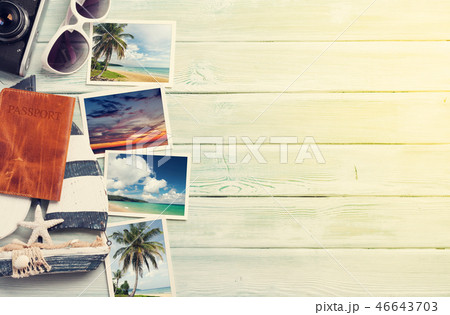 Travel vacation background concept 46643703