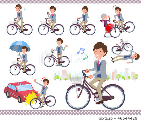 flat type Jacket blue vest men_city cycle 46644429