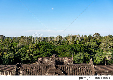 【絶景】【世界遺産】アンコールワット・中央祠堂頂上からの眺め 46644603