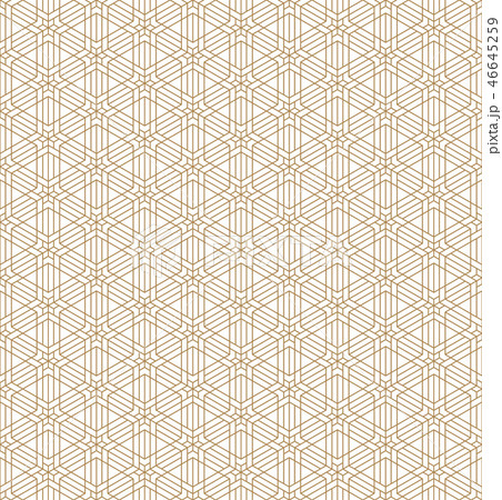 Seamless pattern based on Japanese ornament Kumiko 46645259