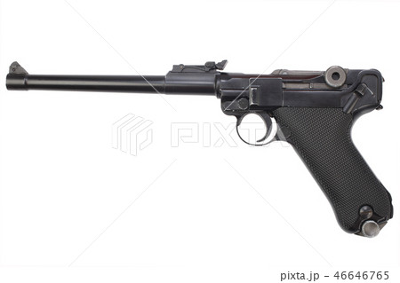 World War I period german army handgun isolated 46646765
