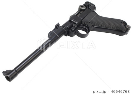 World War I period german army handgun isolated 46646768
