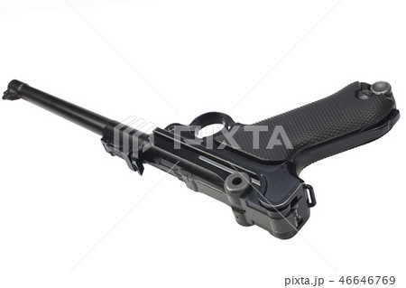 World War I period german army handgun isolated 46646769