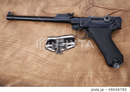 World War I period german army handgun with award 46646780