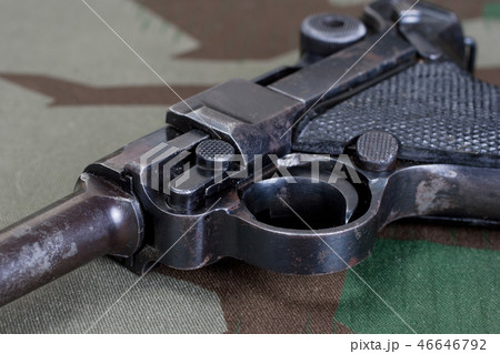 World War II period german army handgun  46646792