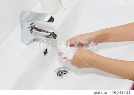 Hygiene concept. Washing hands 46648531