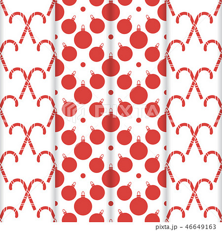 4 Christmas, New Year 2019 seamless pattern 46649163