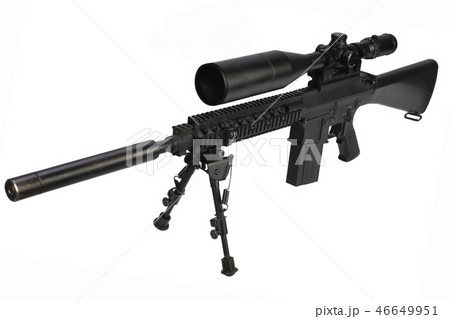 sniper rifle with bipod and supressor sniper rifle with bipod and supressor 46649951
