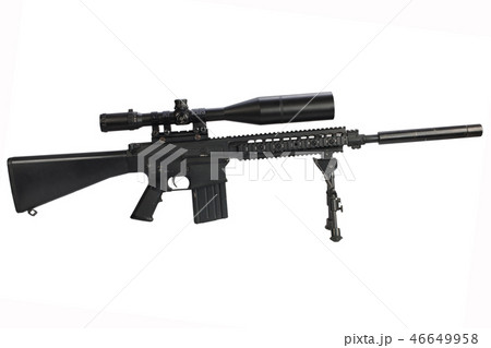 sniper rifle with bipod and supressor sniper rifle with bipod and supressor 46649958