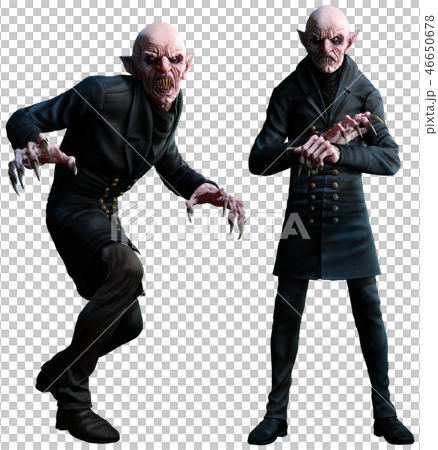 Vampires 3D illustration 46650678
