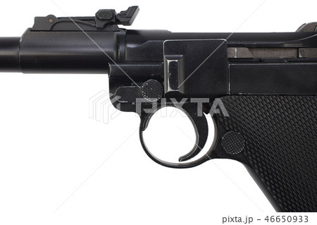 World War I period german army handgun isolated 46650933