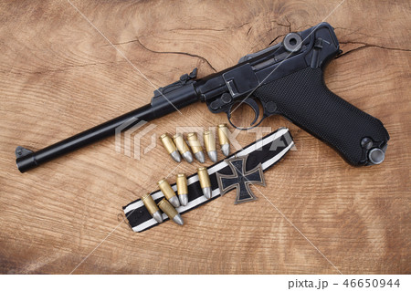 World War I period german army handgun  46650944
