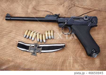 World War I period german army handgun  46650945