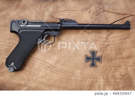 World War I period german army handgun  46650947