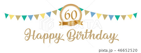 60歳　Happy Birthday 46652520