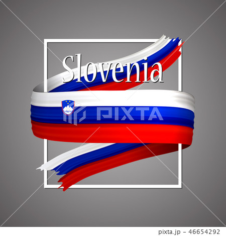 Slovenia flag.Official national Slovenian 3d Slovenia flag.Official national Slovenian 3d 46654292