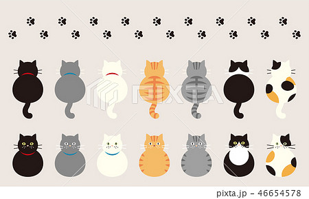猫 種類のイラスト素材